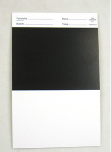  กระดาษเคลือบ สีขาว/ดำ เทียบสี make-up (100pcs/pack, 15.5x10cm)