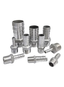  Stainless Steel Connector (Outer Thread 1/4, Pagoda 10mm)