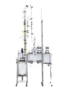  Double-layer Glass Reactor with the Distillation Column(5L)