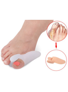  Silicone to treat white, crooked toes.