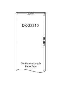  DK-22210 (For Brother, Paper, White)