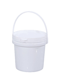  Plastic (PP) Round Barrel 1L Transparent Handle