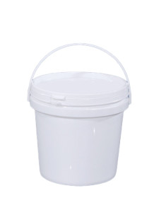  Plastic (PP) Round Barrel 2L White Handle