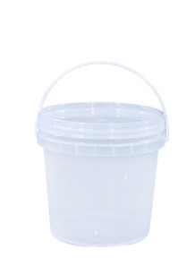  Plastic (PP) Round Barrel 2L Transparent Handle