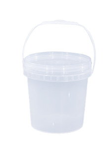  copy of Black 3L Plastic (PP) Round Barrel with Lid and Handle