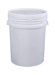  Plastic (PP) Round Barrel 50L White Lid