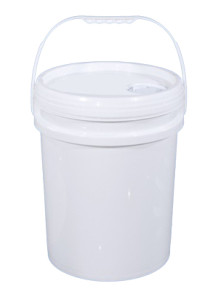  Plastic (PP) Round Barrel 20L White Lid with Bunghole