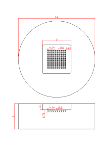 Microneedle Mold (9x9mm,...