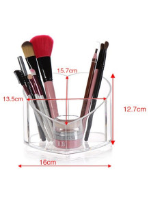  Acrylic makeup cup 16x12.7x15.7cm
