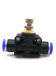  Air connector with speed control 6mm LSA-6