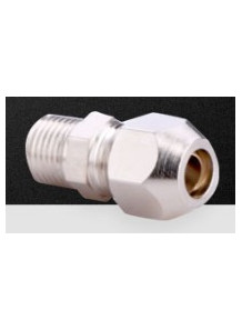  Straight air connector, quick connect, 6mm pipe, male thread 1/4 (PC6-02)