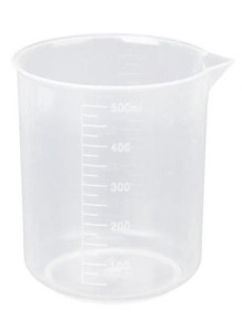  Plastic beaker 500 ml (no handle)
