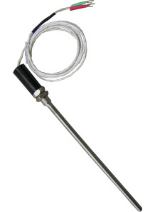  Thermocouple (K) 2 wires 0-600C plastic base, stem 150mm, cable 1.5m