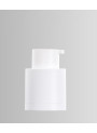  Two-layer pump bottle, white, round, white pump cap, 30ml